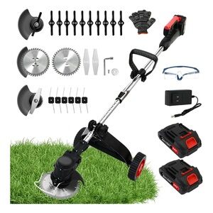 Cordless Electric Lawn Mower with Accessories